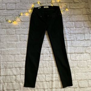Madewell Maternity Skinny Jeans Black Frost Sz27